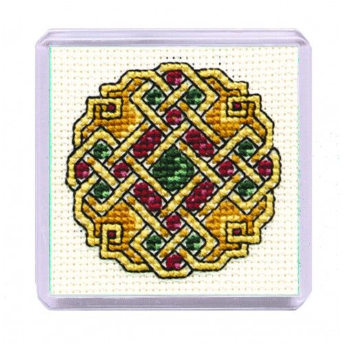Celtic Jewel Cross Stitch Magnet