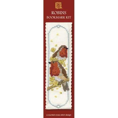 Robins Cross Stitch Bookmark