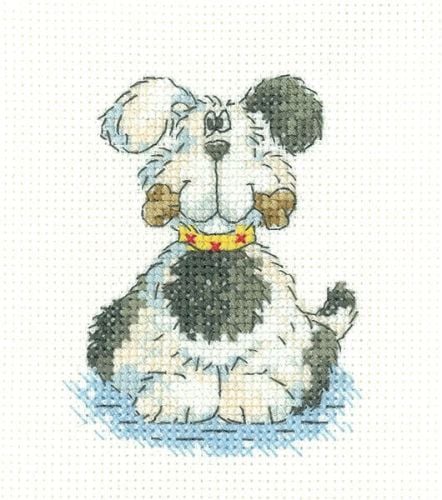 Patch Dog - Simply Heritage Cross Stitch
