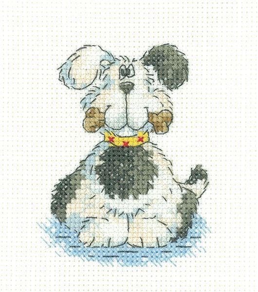 Patch Dog - Simply Heritage Cross Stitch