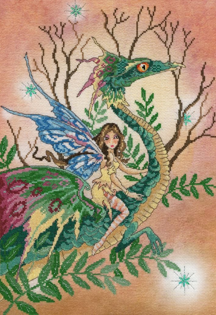 Dragon Fae Fairy - Enchanted Series - Bothy Threads Cross Stitch