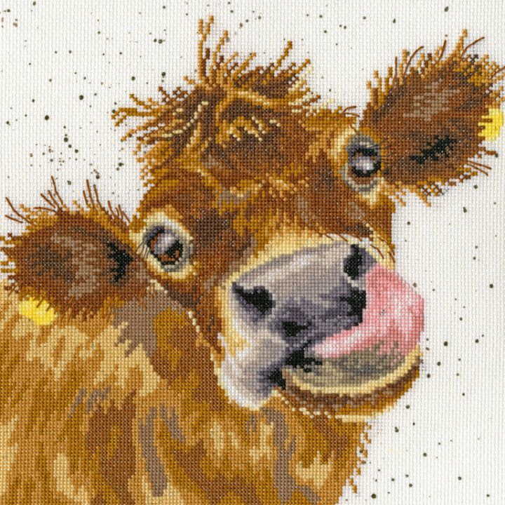 Moo Cow Cross Stitch - Hannah Dale 