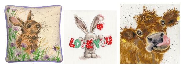 New cross stitch and tapestry designs Feb 2019