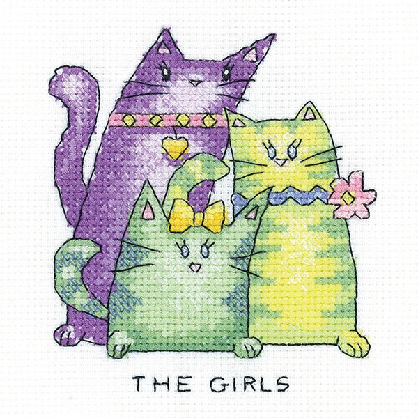 The Girls - Simply Heritage Cat Cross Stitch