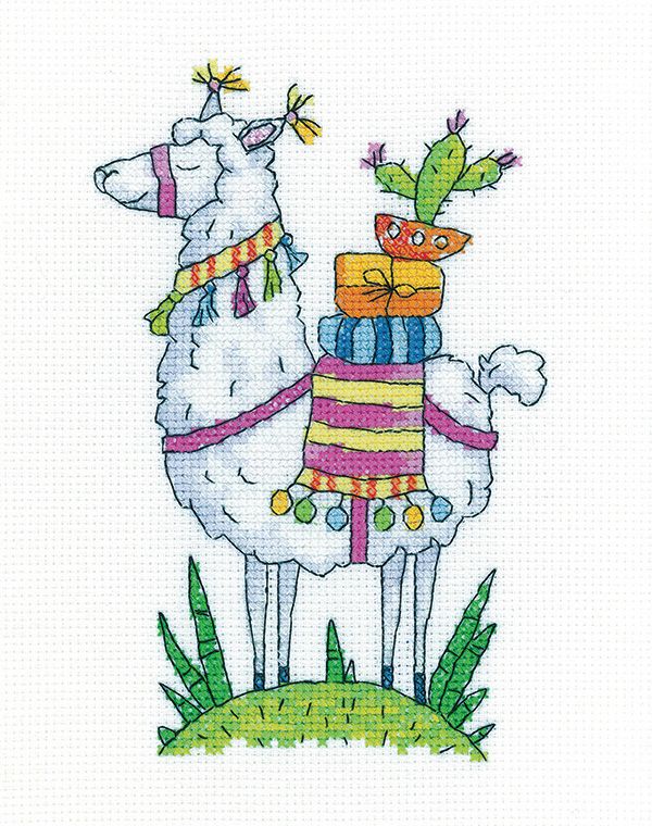 Llama Cross Stitch - Heritage Crafts