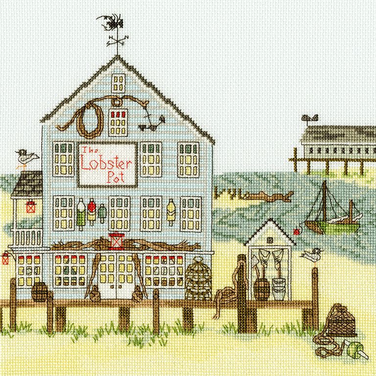 The Lobster Pot - New England - Bothy Threads cross stitch