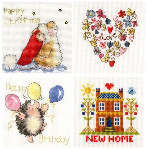 <!-- 007 -->Cards & Bookmarks in Cross Stitch