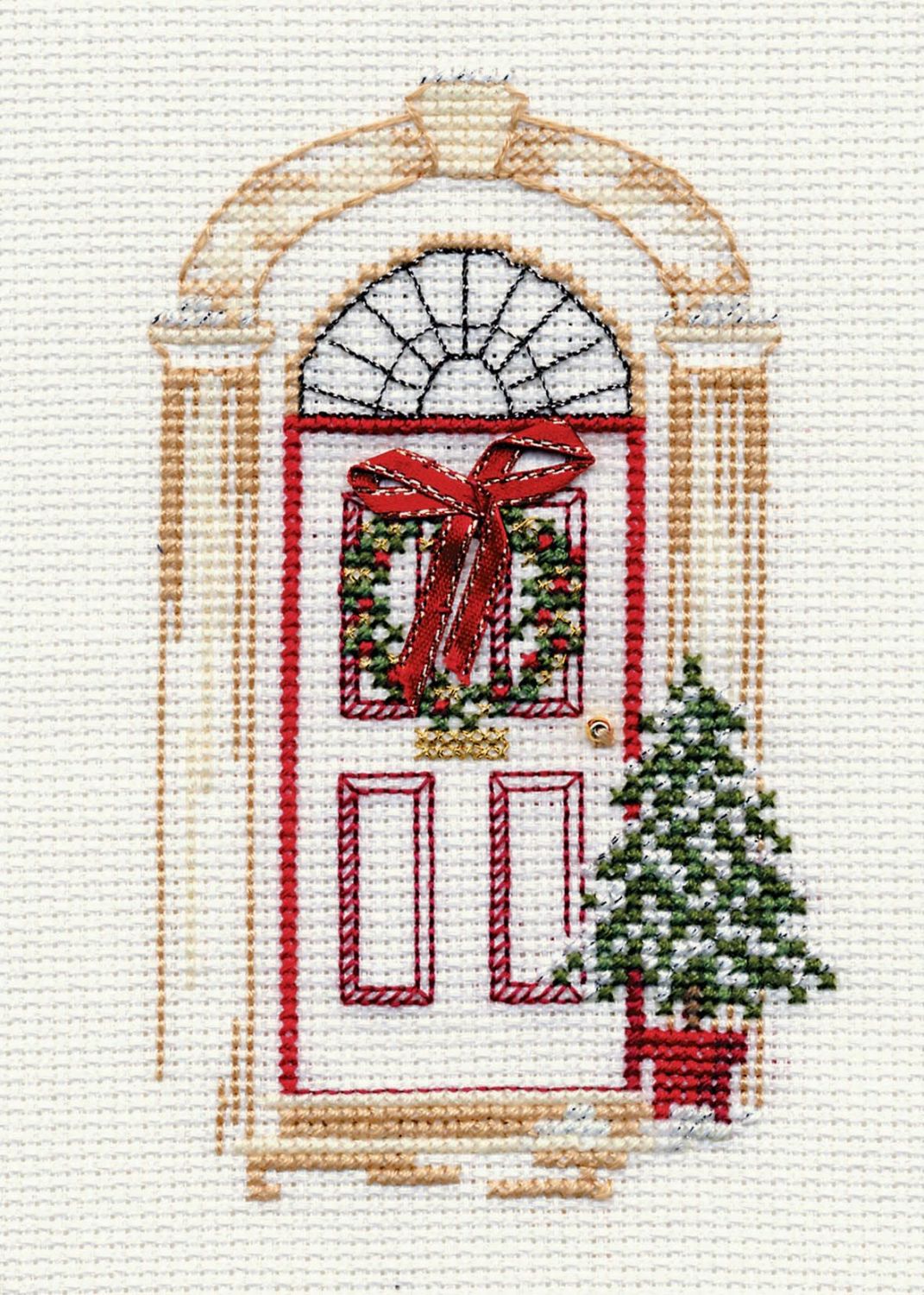 Christmas Door - Christmas Card