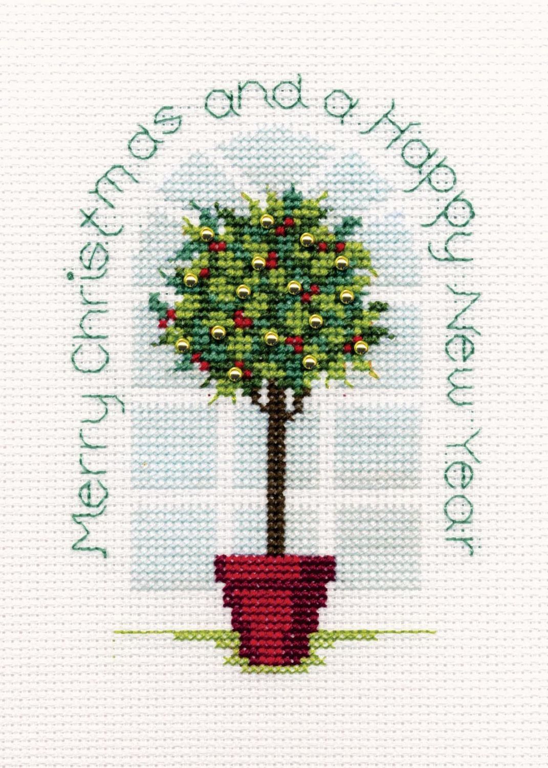 Holly Tree - Christmas Card