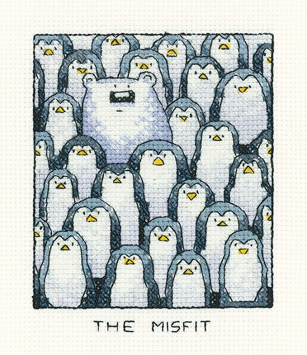 The Misfit - Simply Heritage Fish Cross Stitch