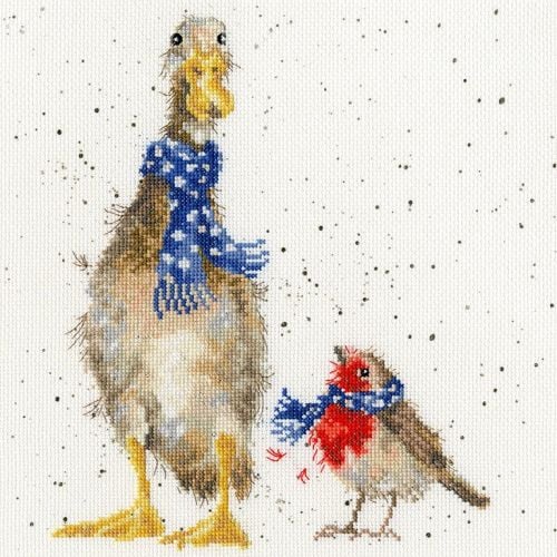 Christmas Scarves Cross Stitch - Hannah Dale