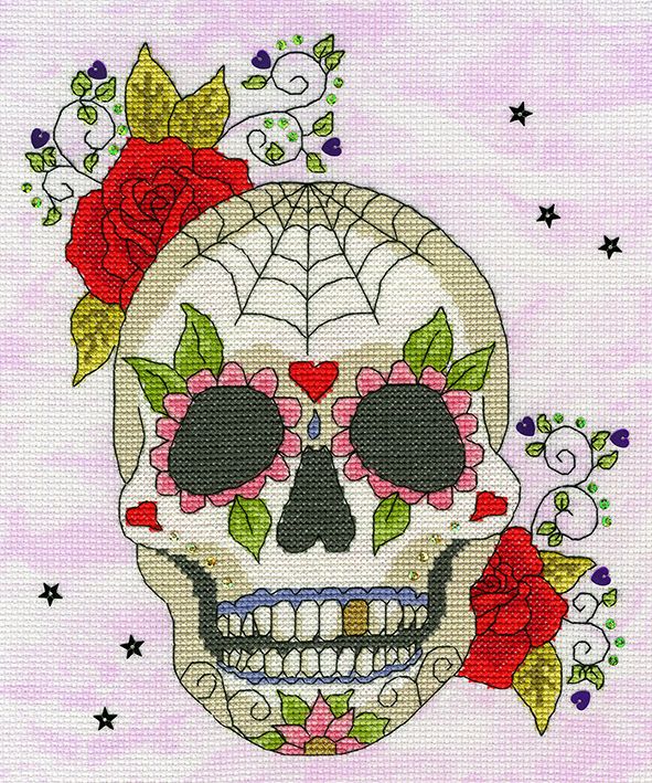 Sugar Skull - Bothy Threads Cross Stitch 