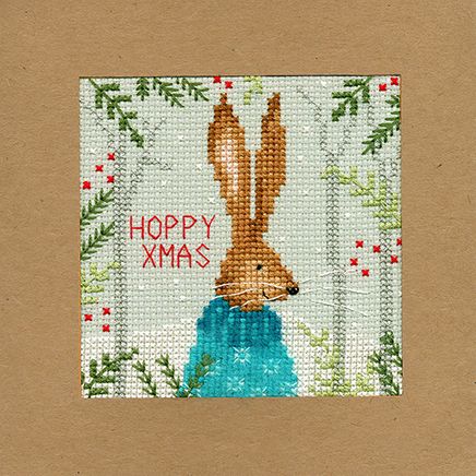 Xmas Hare Christmas Card