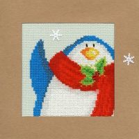 Snowy Penguin Christmas Card