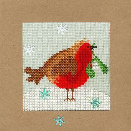 Snowy Robin Christmas Card