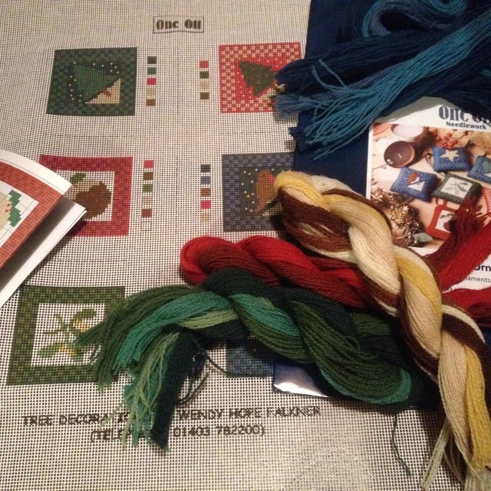Xmas Decorations Tapestry Kit