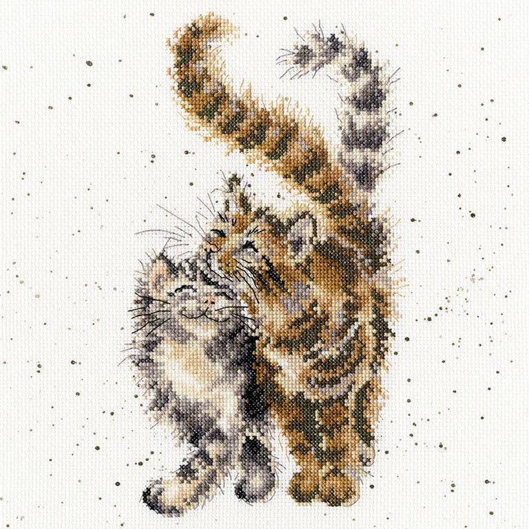 Feline Good Cat cross stitch - Hannah Dale