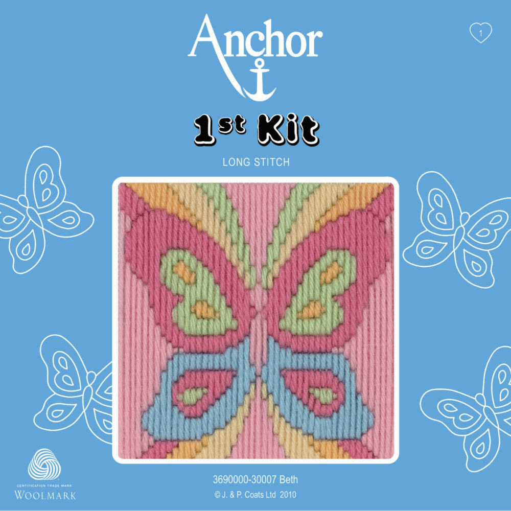 Long Stitch Butterfly - Beginners