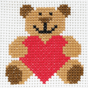 Cross Stitch Teddy Bear - Beginners