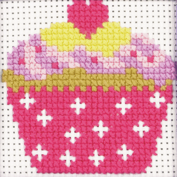 Cross Stitch Cupcake - Beginners