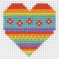 Cross Stitch Heart - Beginners