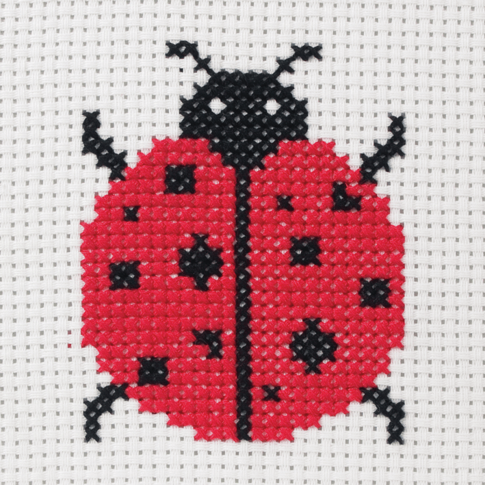 Cross Stitch Ladybird - Beginners