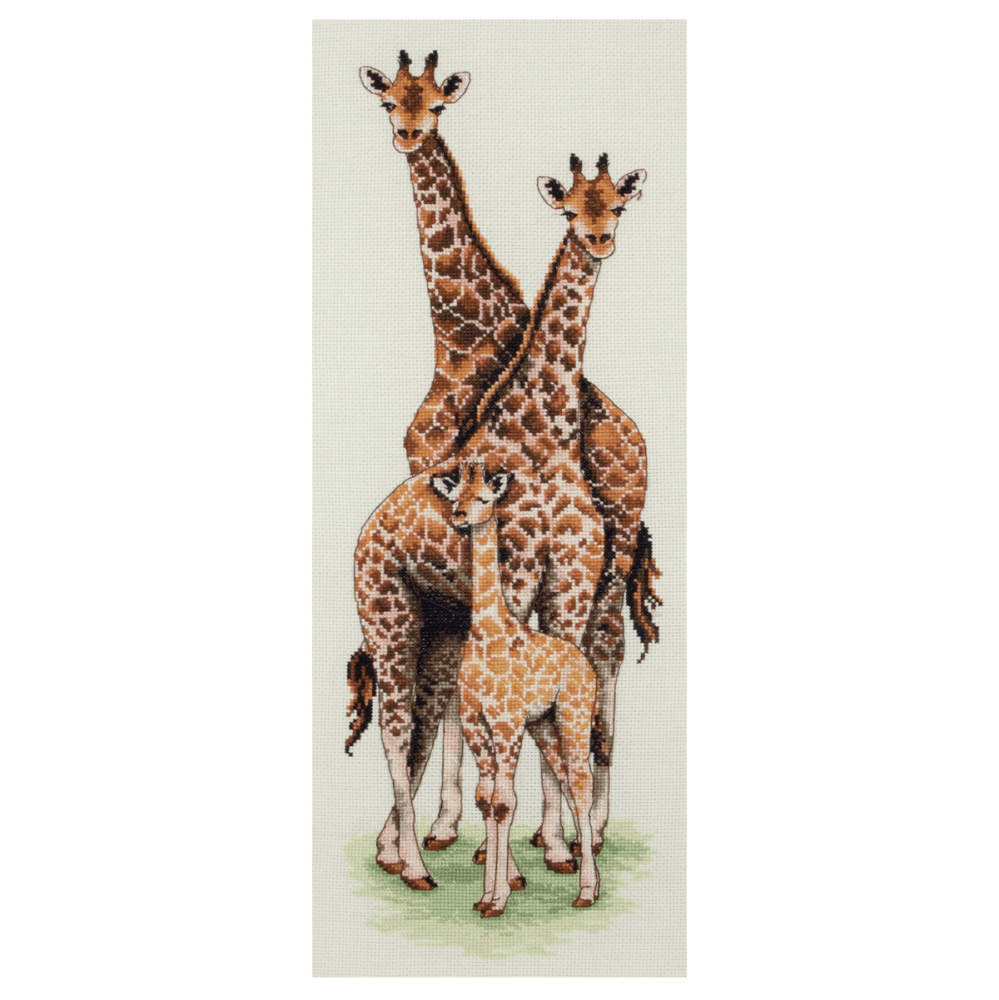 Giraffe Family Cross Stitch