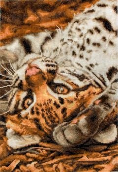 I Want to Play - Leopard Cross Stitch - Luca-S 