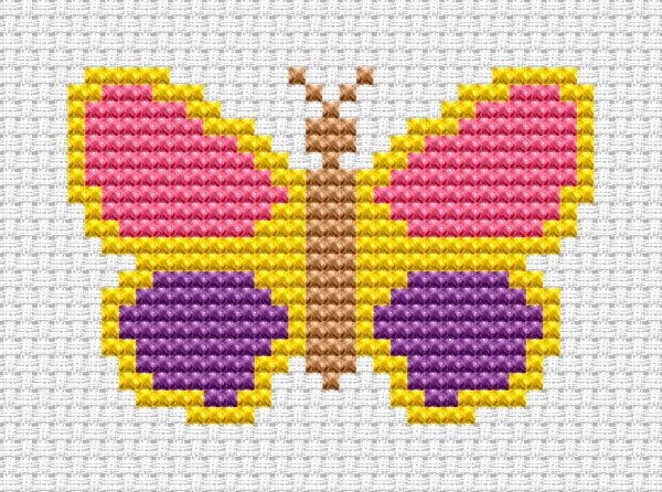 Butterfly Cross Stitch - Sew Simple