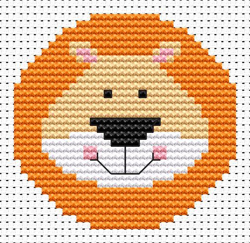 Lion Cross Stitch - Sew Simple
