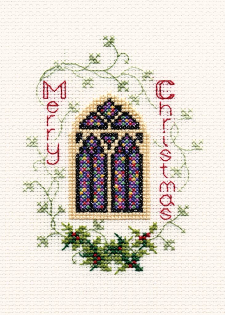 Stained Glass Window - Christmas Card