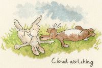 Cloud Watching Cross Stitch