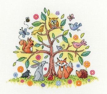 Tree of Life Cross Stitch - Heritage Crafts