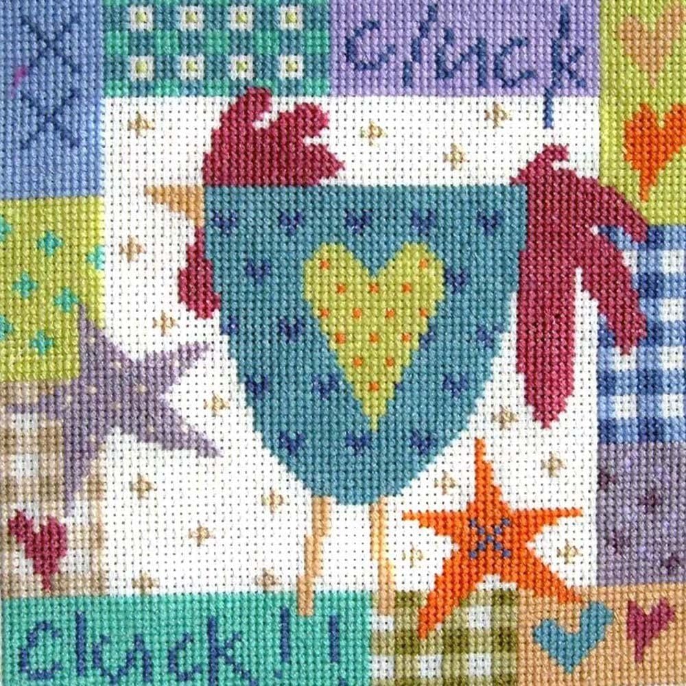Cluck Cluck Chicken Cross Stitch Kit