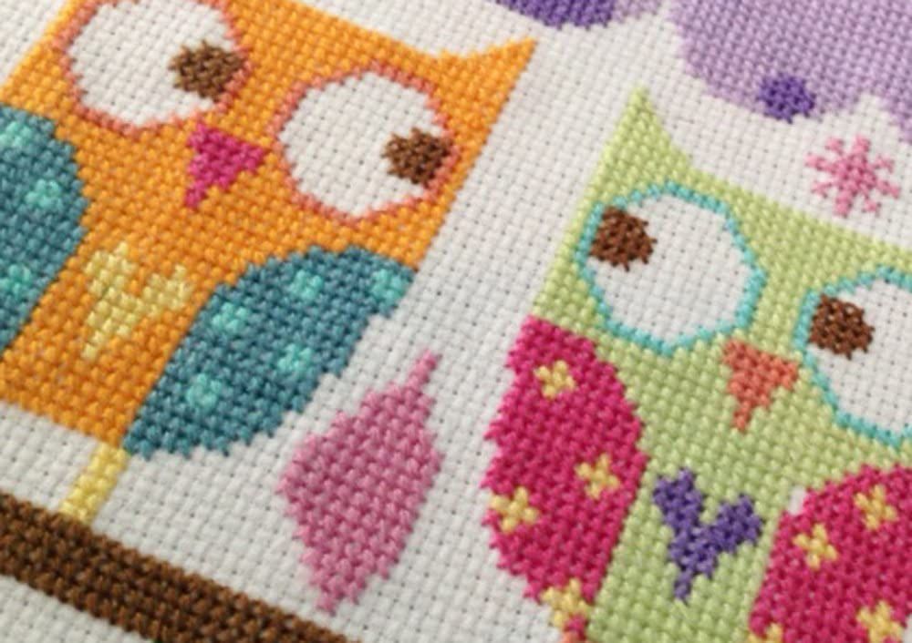 Three Owls Cross Stitch Kit
