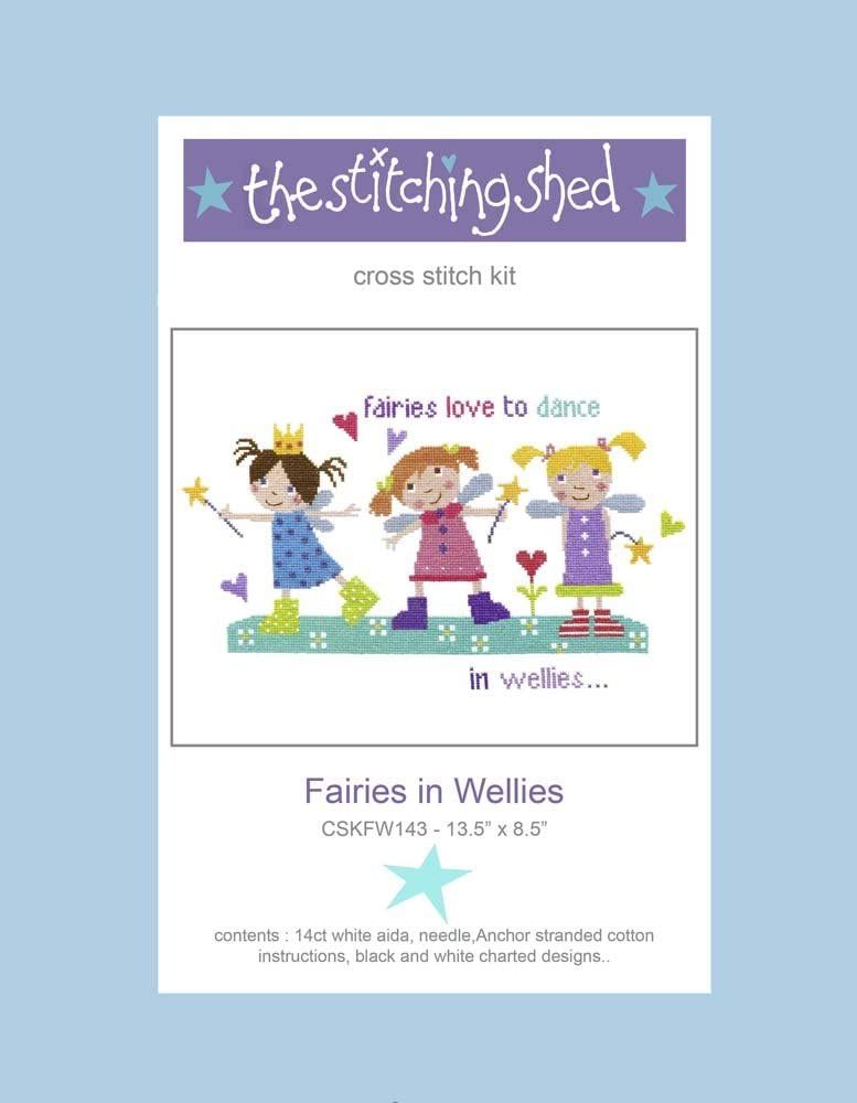 Fairies in Wellies Cross Stitch