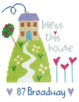 New Home - Address Sampler Cross Stitch
