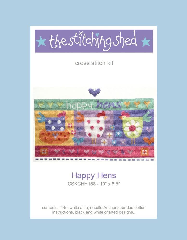 Happy Hens Cross Stitch Kit 