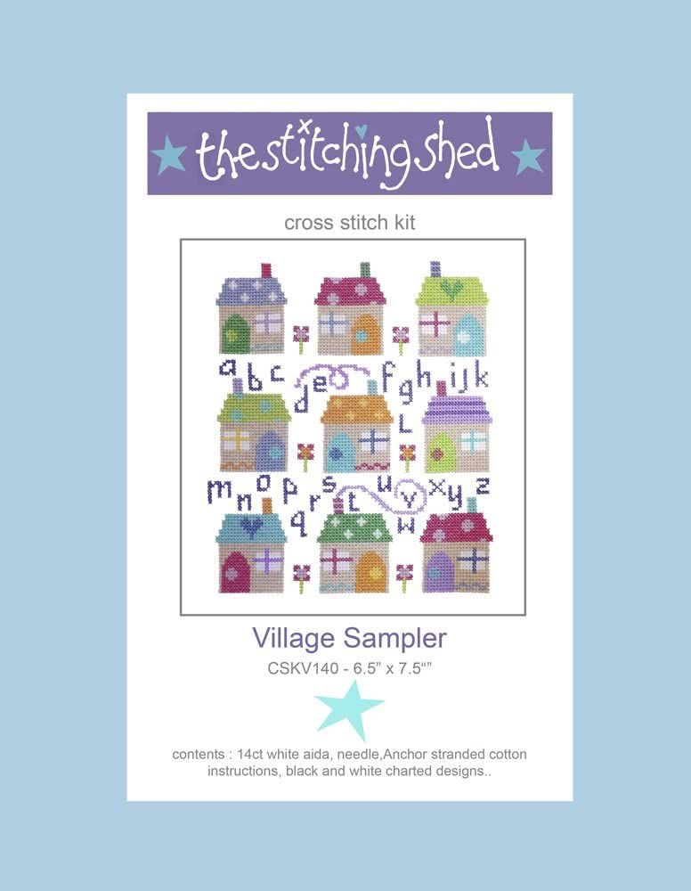 Village ABC Sampler Cross Stitch