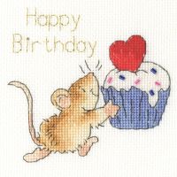 Sprinkles on Top Birthday Cross Stitch Card