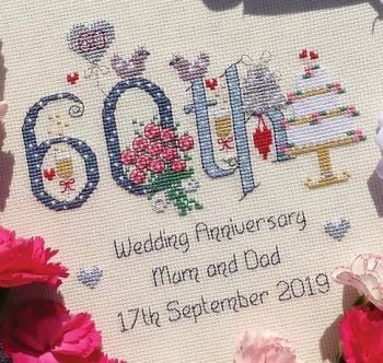 Cross Stitch Anniversary Sampler Kits