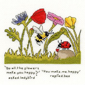 You Make Me Happy Bee - Bothy Threads