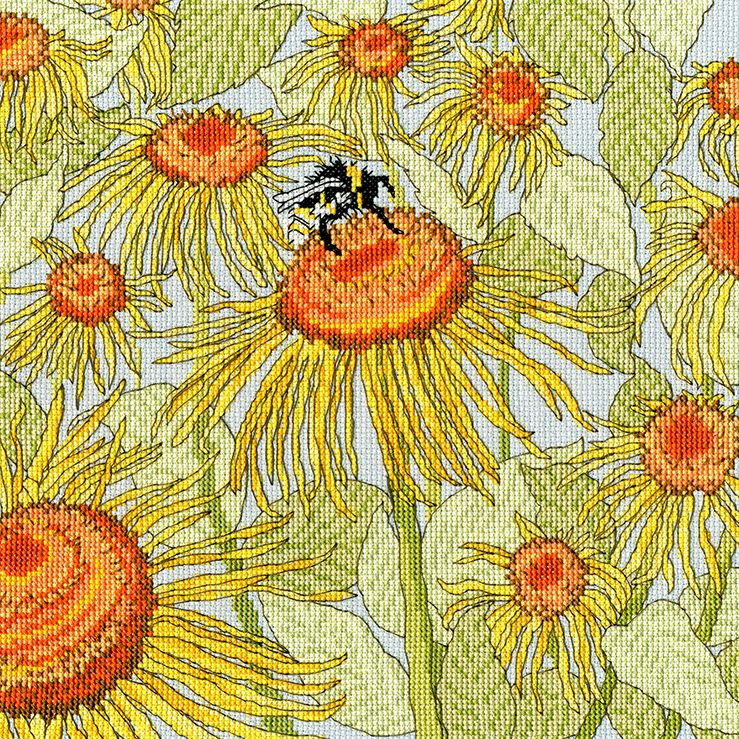 Sunflower Garden Cross Stitch 