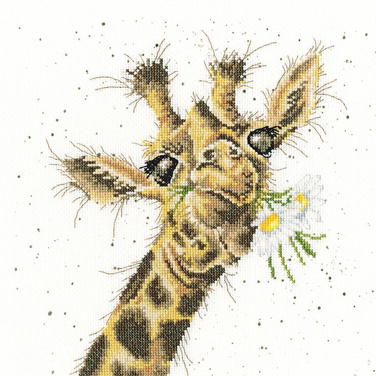 Thanks A Bunch Giraffe Cross Stitch - Hannah Dale