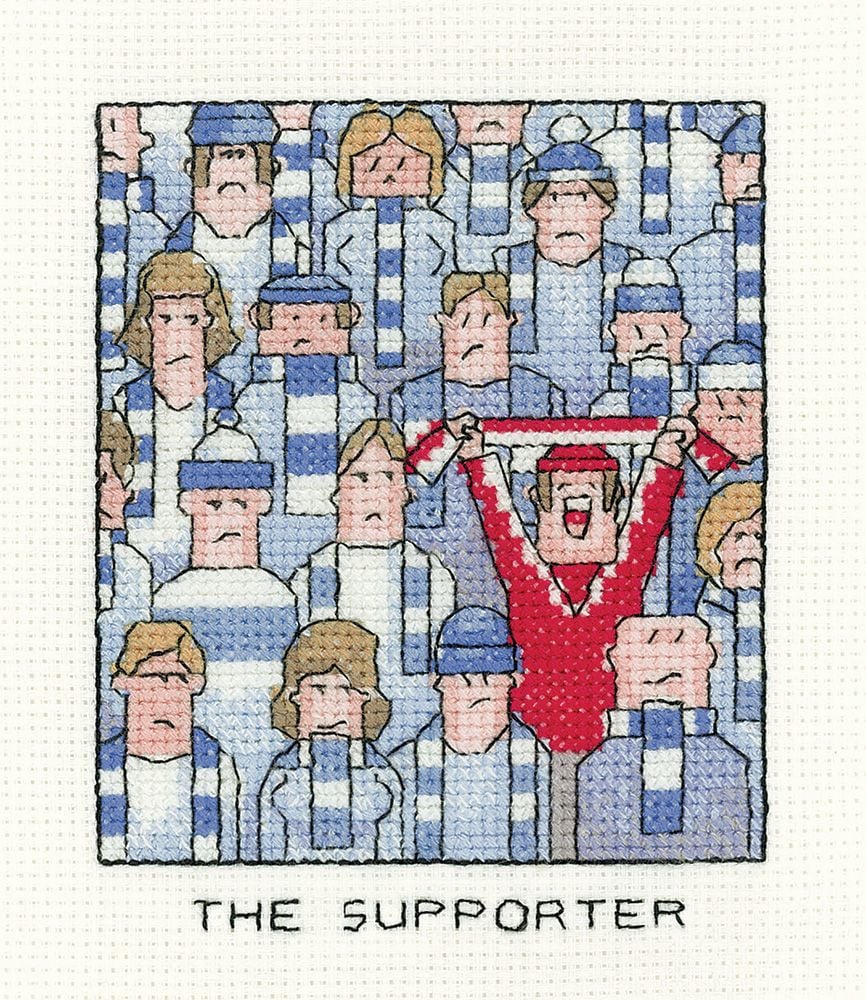 The Supporter - Simply Heritage Football Cross Stitch