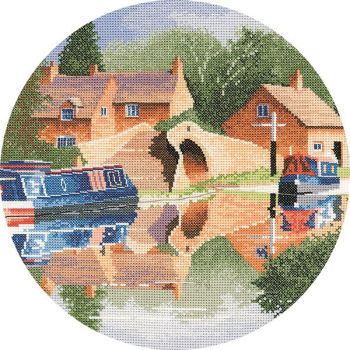 Canal Reflections - John Clayton Circles Cross Stitch