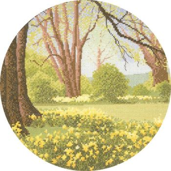 Daffodil Wood - John Clayton Circles Cross Stitch
