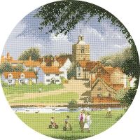Sleepy Village - John Clayton Circles Cross Stitch