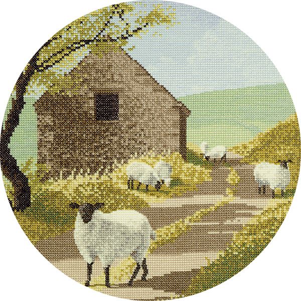 Sheep Track - John Clayton Circles Cross Stitch