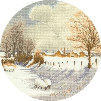 Winter Sheep - John Clayton Circles Cross Stitch
